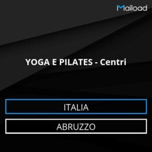 Database Email YOGA E PILATES – Centri (Abruzzo – Italia)