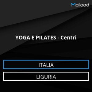 Database Email YOGA E PILATES – Centri (Liguria – Italia)