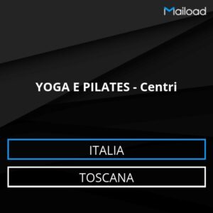 Database Email YOGA E PILATES – Centri (Toscana – Italia)