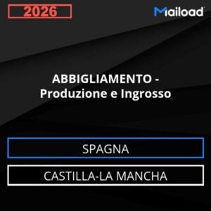 Base de datos de correo electrónico ROPA – Producción Y Venta al Por Mayor (Castilla-La Mancha – España)