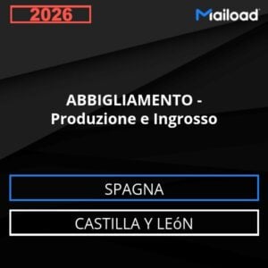 Base de datos de correo electrónico ROPA – Producción Y Venta al Por Mayor (Castilla y León – España)