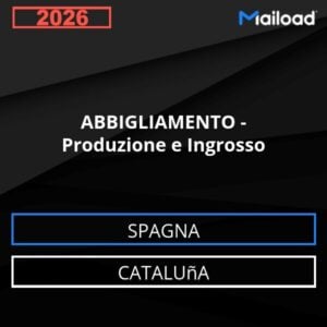 Base de datos de correo electrónico ROPA – Producción Y Venta al Por Mayor (Cataluña – España)