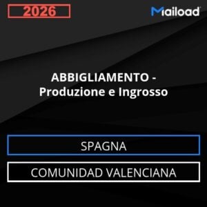 Base de datos de correo electrónico ROPA – Producción Y Venta al Por Mayor (Comunidad Valenciana – España)