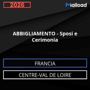 Base de datos de correo electrónico ROPA – Novios Y Ceremonia (Centro-Val de Loira – Francia)