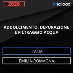 Base de datos de correo electrónico ABLANDAMIENTO , DEPURACIÓN Y FILTRADO DE AGUA ( Emilia-Romagna - Italia)