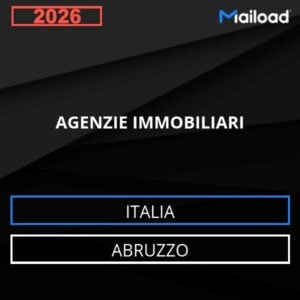 Base de datos de correo electrónico AGENZIE IMMOBILIARI ( Abruzzo – Italia )