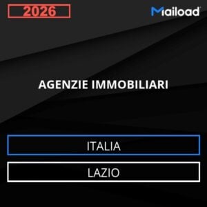 Base de datos de correo electrónico AGENZIE IMMOBILIARI ( Lazio – Italia )