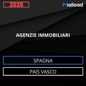 Base de datos de correo electrónico AGENZIE IMMOBILIARI ( País Vasco – Spagna )