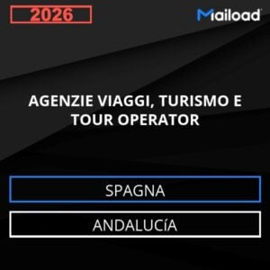 Database Email AGENZIE VIAGGI, TURISMO E TOUR OPERATOR (Andalucía – Spagna)