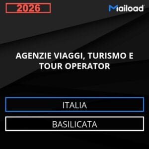 Base de datos de correo electrónico AGENCIAS DE VIAJES , TURISMO Y Turoperadores ( Basilicata - Italia)