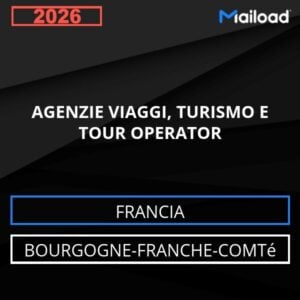 Database Email AGENZIE VIAGGI, TURISMO E TOUR OPERATOR (Bourgogne-Franche-Comté – Francia)