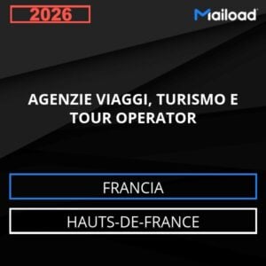 Database Email AGENZIE VIAGGI, TURISMO E TOUR OPERATOR (Hauts-de-France – Francia)