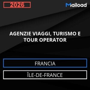 Database Email AGENZIE VIAGGI, TURISMO E TOUR OPERATOR (Île-de-France – Francia)
