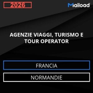Database Email AGENZIE VIAGGI, TURISMO E TOUR OPERATOR (Normandie – Francia)