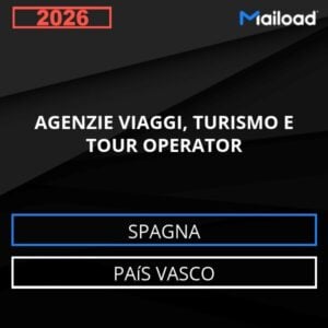 Database Email AGENZIE VIAGGI, TURISMO E TOUR OPERATOR (País Vasco – Spagna)