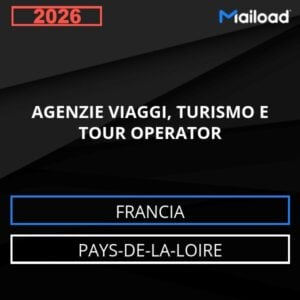 Database Email AGENZIE VIAGGI, TURISMO E TOUR OPERATOR (Pays-de-la-Loire – Francia)