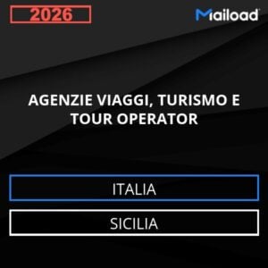 Base de datos de correo electrónico AGENCIAS DE VIAJES , TURISMO Y Turoperadores ( Sicilia - Italia)
