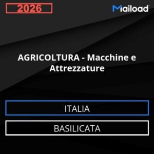 Base de datos de correo electrónico AGRICULTURA – Máquinas Y Equipos ( Basilicata - Italia)