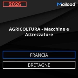 Database Email AGRICOLTURA – Macchine e Attrezzature (Bretagne – Francia)