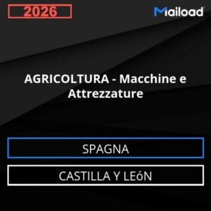 Database Email AGRICOLTURA – Macchine e Attrezzature (Castilla y León – Spagna)