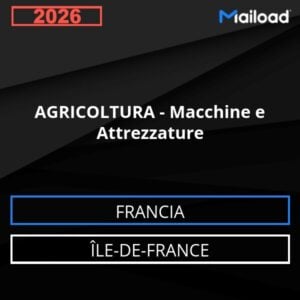 Database Email AGRICOLTURA – Macchine e Attrezzature (Île-de-France – Francia)