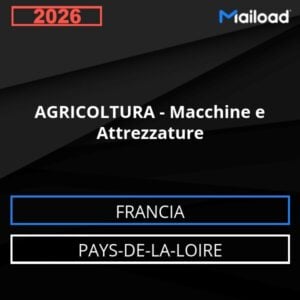 Database Email AGRICOLTURA – Macchine e Attrezzature (Pays-de-la-Loire – Francia)