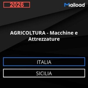 Base de datos de correo electrónico AGRICULTURA – Máquinas Y Equipos ( Sicilia - Italia)