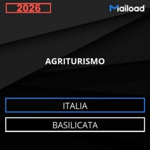 Base de datos de correo electrónico AGRITURISMO ( Basilicata – Italia )