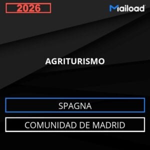 Base de datos de correo electrónico AGRITURISMO ( Comunidad de Madrid – Spagna )