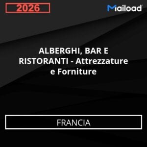 Base de Datos de Correo Electrónico ALBERGHI, BAR E RISTORANTI – Attrezzature e Forniture (Francia)