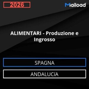 Database Email ALIMENTARI – Produzione e Ingrosso (Andalucía – Spagna)