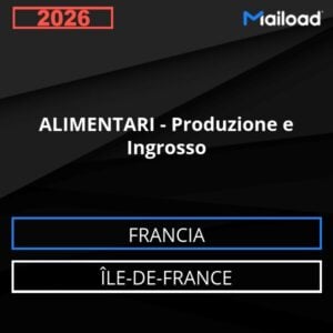 Database Email ALIMENTARI – Produzione e Ingrosso (Île-de-France – Francia)