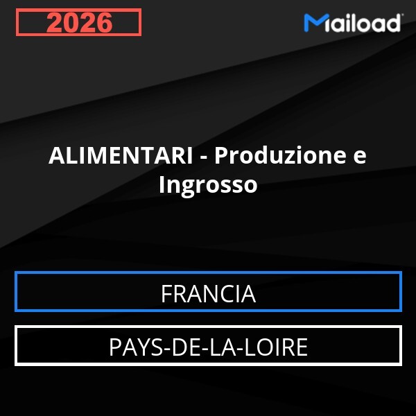 Email Database ALIMENTARI - Produzione e Ingrosso Pays-de-la-Loire