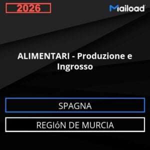 Database Email ALIMENTARI – Produzione e Ingrosso (Región de Murcia – Spagna)