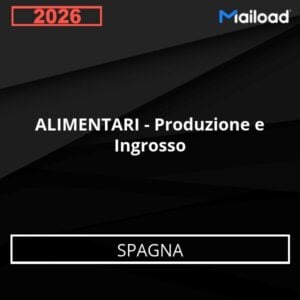Base de Datos de Correo Electrónico ALIMENTARI – Produzione e Ingrosso (Spagna)