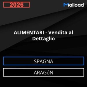 Database Email ALIMENTARI – Vendita al Dettaglio (Aragón – Spagna)