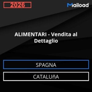 Database Email ALIMENTARI – Vendita al Dettaglio (Cataluña – Spagna)
