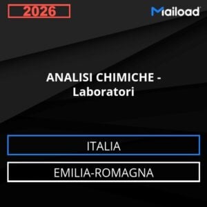 Base de datos de correo electrónico ANÁLISIS QUÍMICOS – Laboratorios ( Emilia-Romagna - Italia)