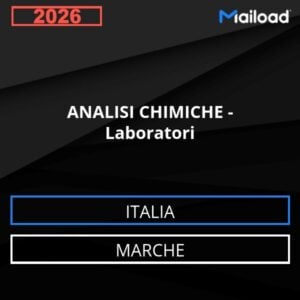 Database Email ANALISI CHIMICHE – Laboratori (Marche – Italia)