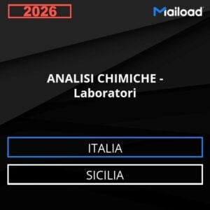 Base de datos de correo electrónico ANÁLISIS QUÍMICOS – Laboratorios ( Sicilia - Italia)