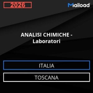 Base de datos de correo electrónico ANÁLISIS QUÍMICOS – Laboratorios ( Toscana - Italia)
