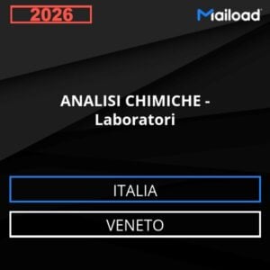 Base de datos de correo electrónico ANÁLISIS QUÍMICOS – Laboratorios ( Veneto - Italia)