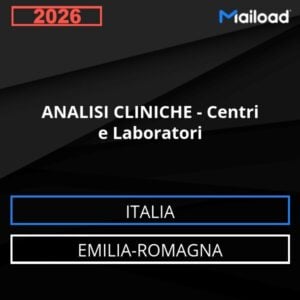 Base de datos de correo electrónico ANÁLISIS CLÍNICOS – Centros Y Laboratorios ( Emilia-Romagna - Italia)