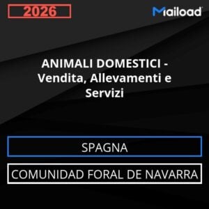 Database Email ANIMALI DOMESTICI – Vendita, Allevamenti e Servizi (Comunidad Foral de Navarra – Spagna)