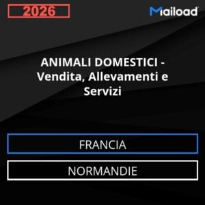 Database Email ANIMALI DOMESTICI – Vendita, Allevamenti e Servizi (Normandie – Francia)