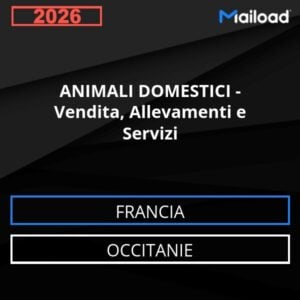 Database Email ANIMALI DOMESTICI – Vendita, Allevamenti e Servizi (Occitanie – Francia)