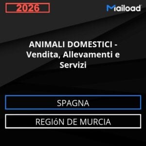 Database Email ANIMALI DOMESTICI – Vendita, Allevamenti e Servizi (Región de Murcia – Spagna)