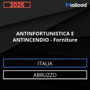 Base de datos de correo electrónico SEGURIDAD LABORAL Y CONTRA INCENDIOS – Suministros ( Abruzzo - Italia)