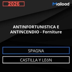 Database Email ANTINFORTUNISTICA E ANTINCENDIO – Forniture (Castilla y León – Spagna)