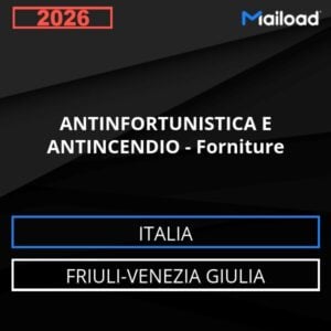 Base de datos de correo electrónico SEGURIDAD LABORAL Y CONTRA INCENDIOS – Suministros ( Friuli-Venezia Giulia - Italia)
